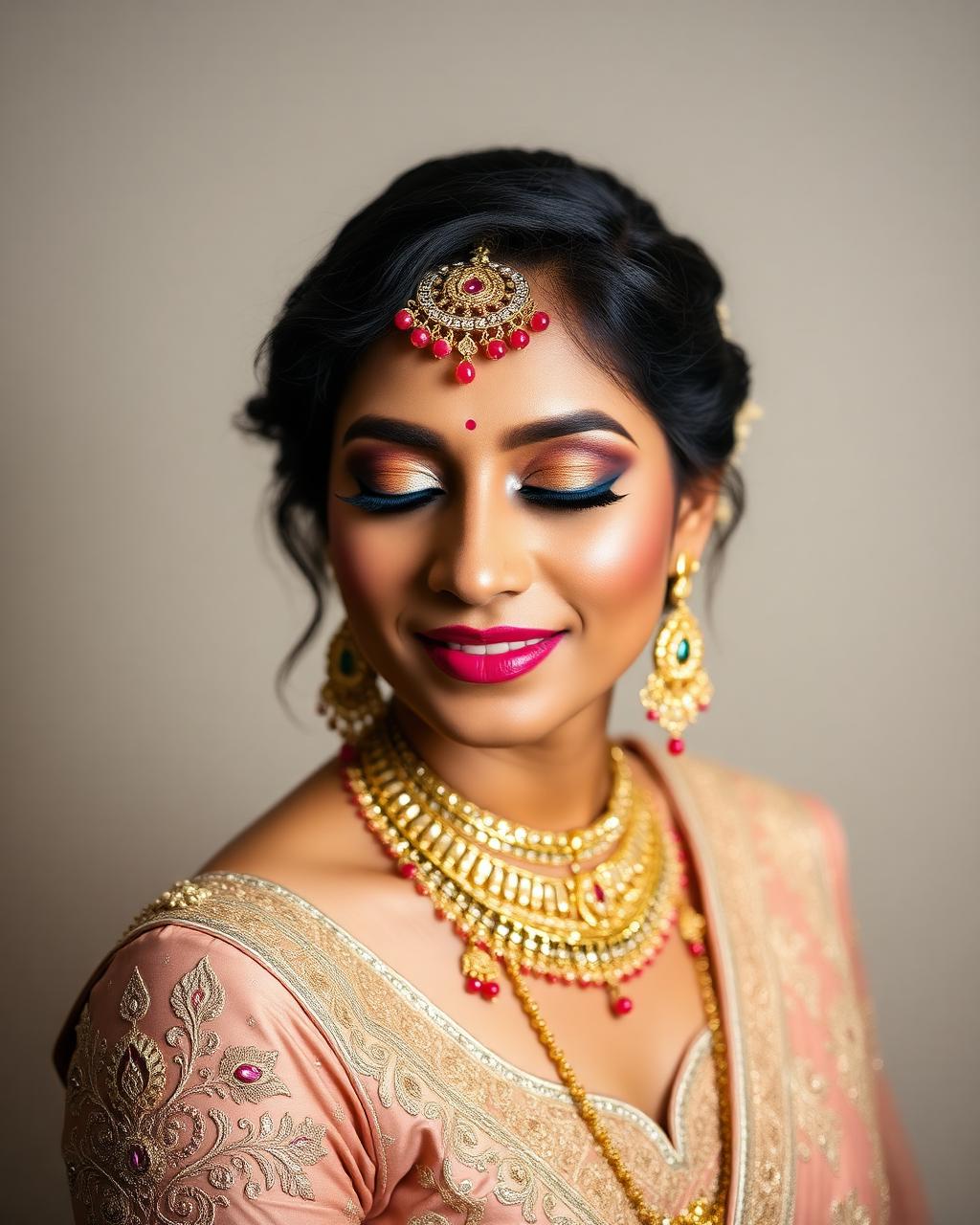 Bridal client at Studio99 Unisex Salon